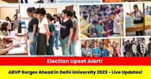 Delhi University, Student Union, Election 2023, ABVP, NSUI, Live Updates, Central Panel