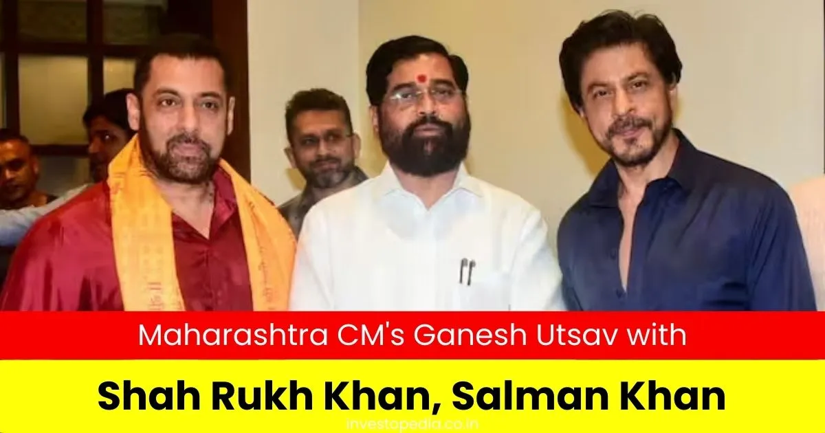 Shah Rukh Khan, Salman Khan, Ganesh Utsav, Eknath Shinde, Bollywood Celebrities, Star-Studded Event