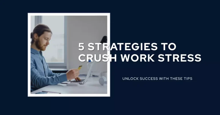 strategies for coping with work stress