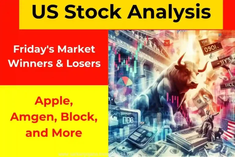 U.S. stock exchange, market analysis, Apple, Amgen, Block, cryptocurrency, Cloudflare, Coinbase, Expedia, market winners, market losers