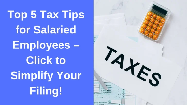 TaxFilingTips, SalariedTaxReturn, MaximizeRefunds