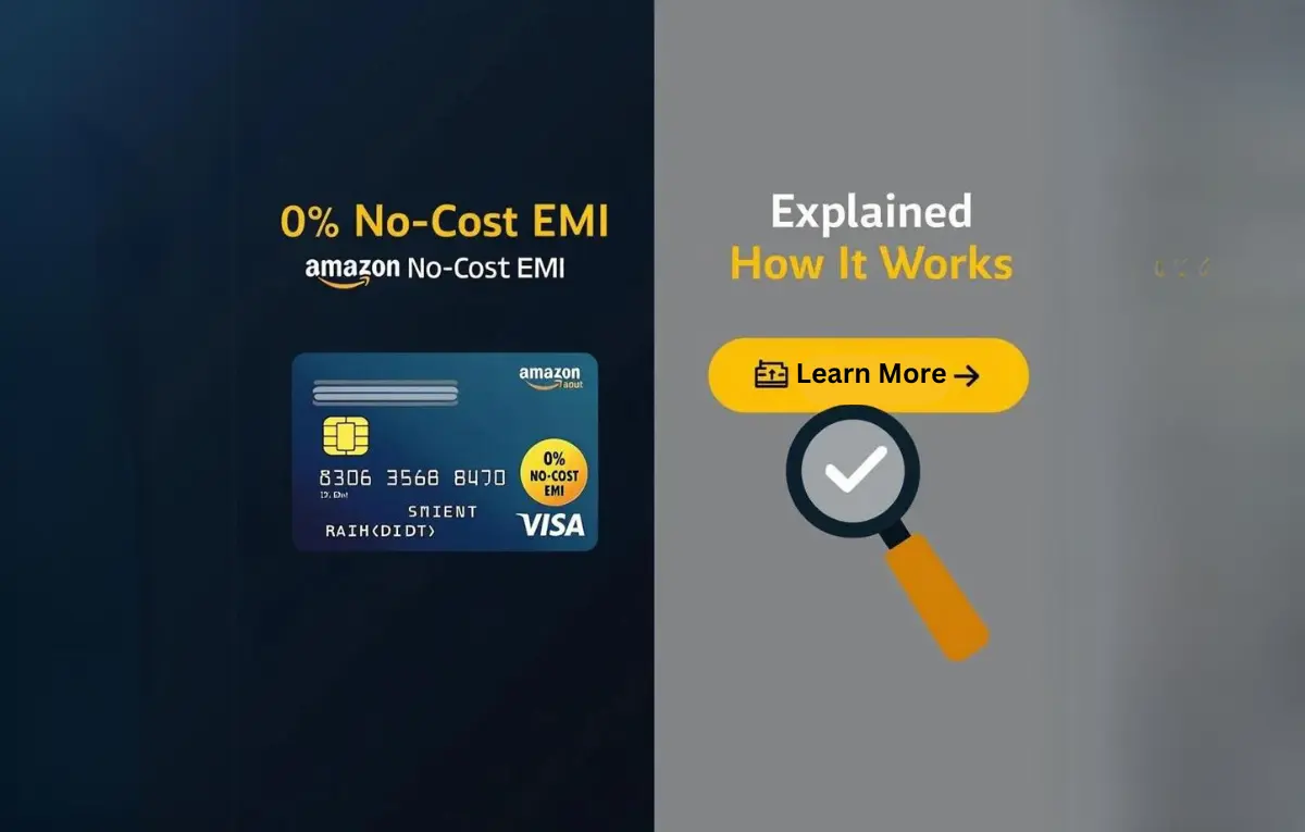 amazon no cost emi explained,Amazon no cost EMI explained, How does no cost EMI work in Amazon, disadvantages, down payment, Amazon Pay Later EMI, impact on credit score,