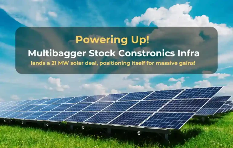 Multibagger Stock Constronics Infra,