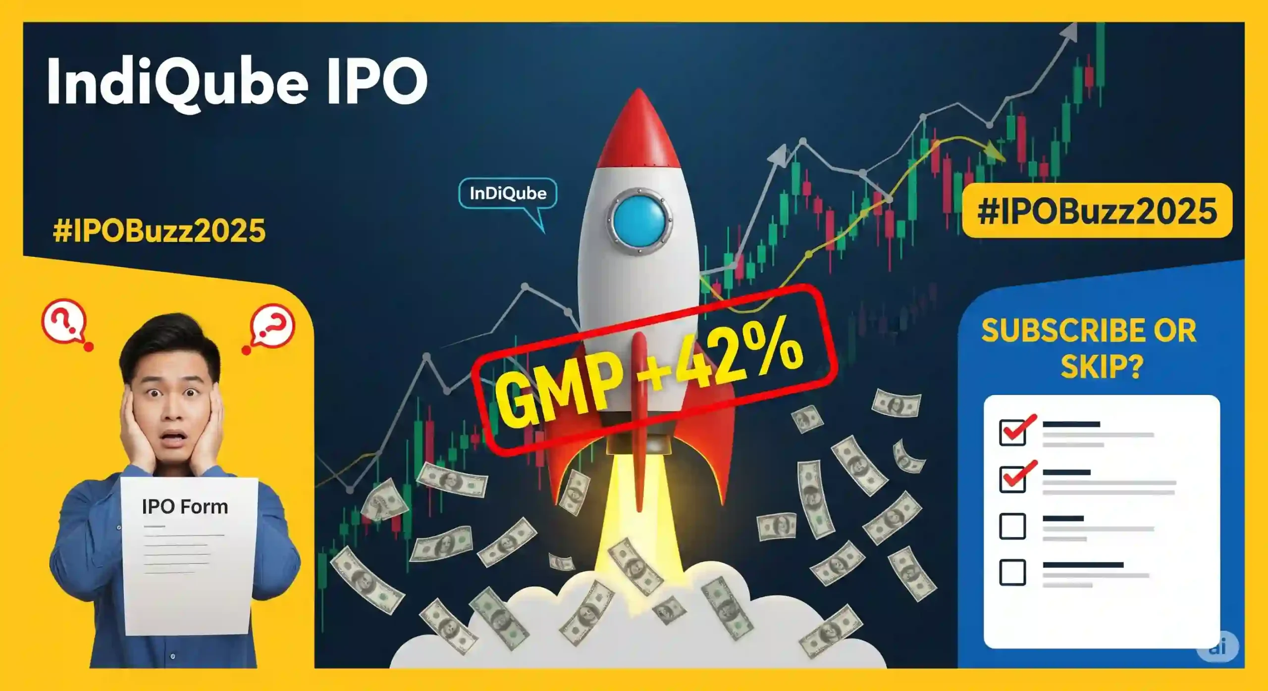 IndiQube IPO GMP Surges 42% Smart Entry or FOMO Trap