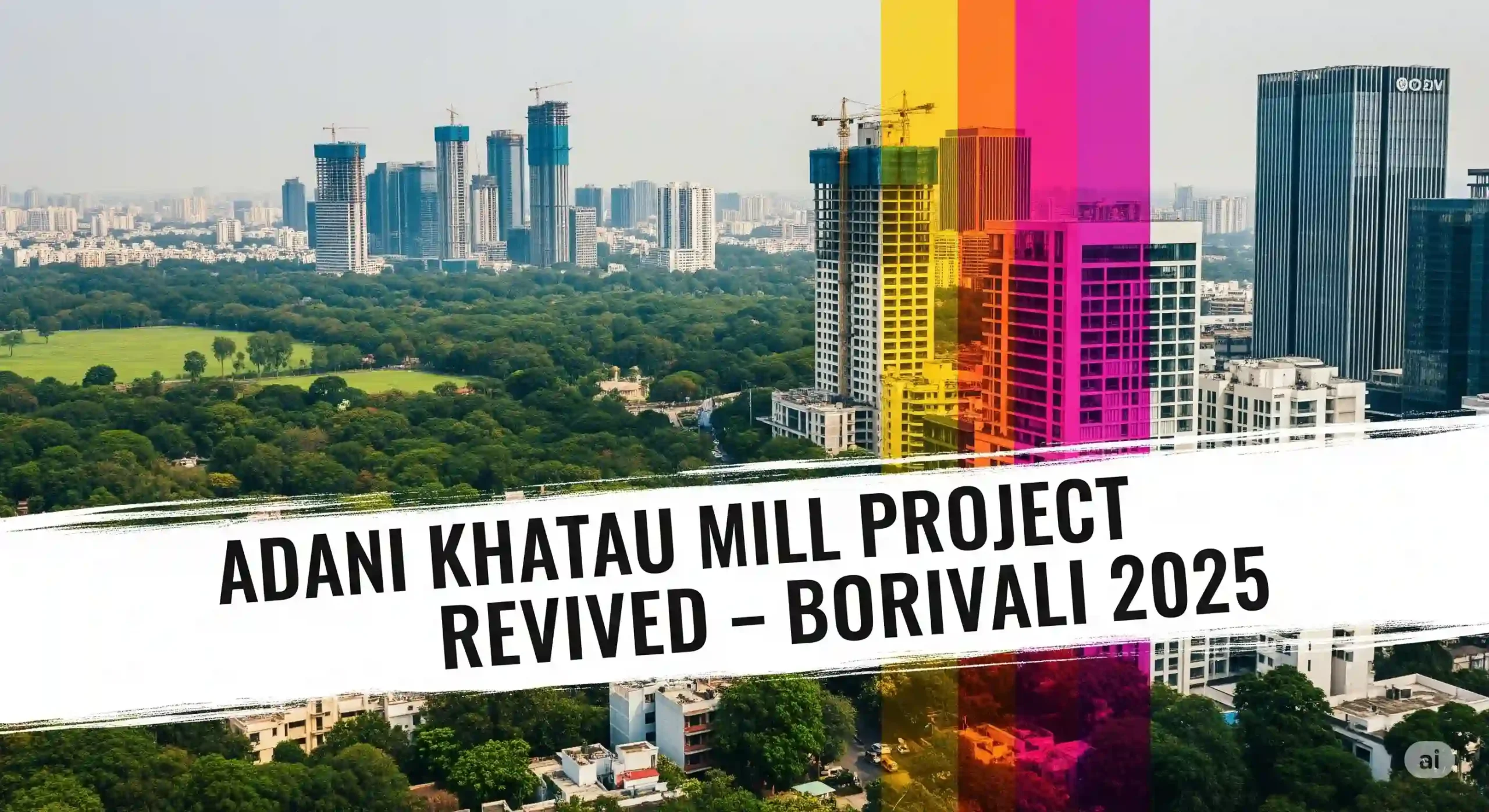 Adani Khatau Mill Project Revived in Borivali