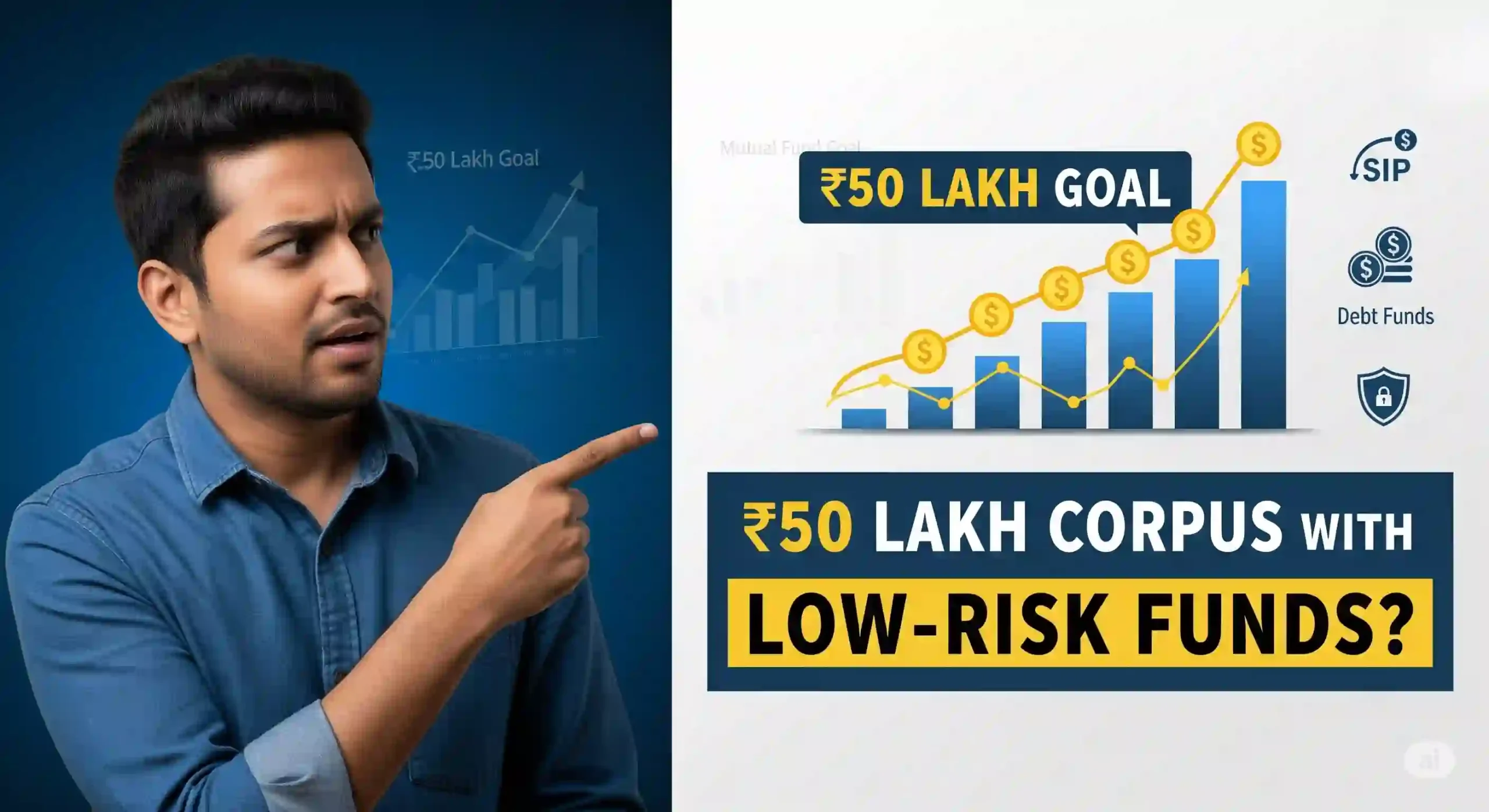 Build ₹50L with Low-Risk Debt Funds by 2025