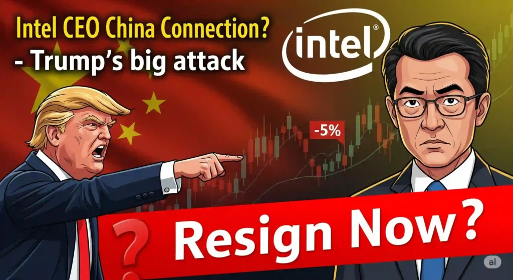 Trump Calls Out Intel CEO China Ties Exposed – Resign Now?