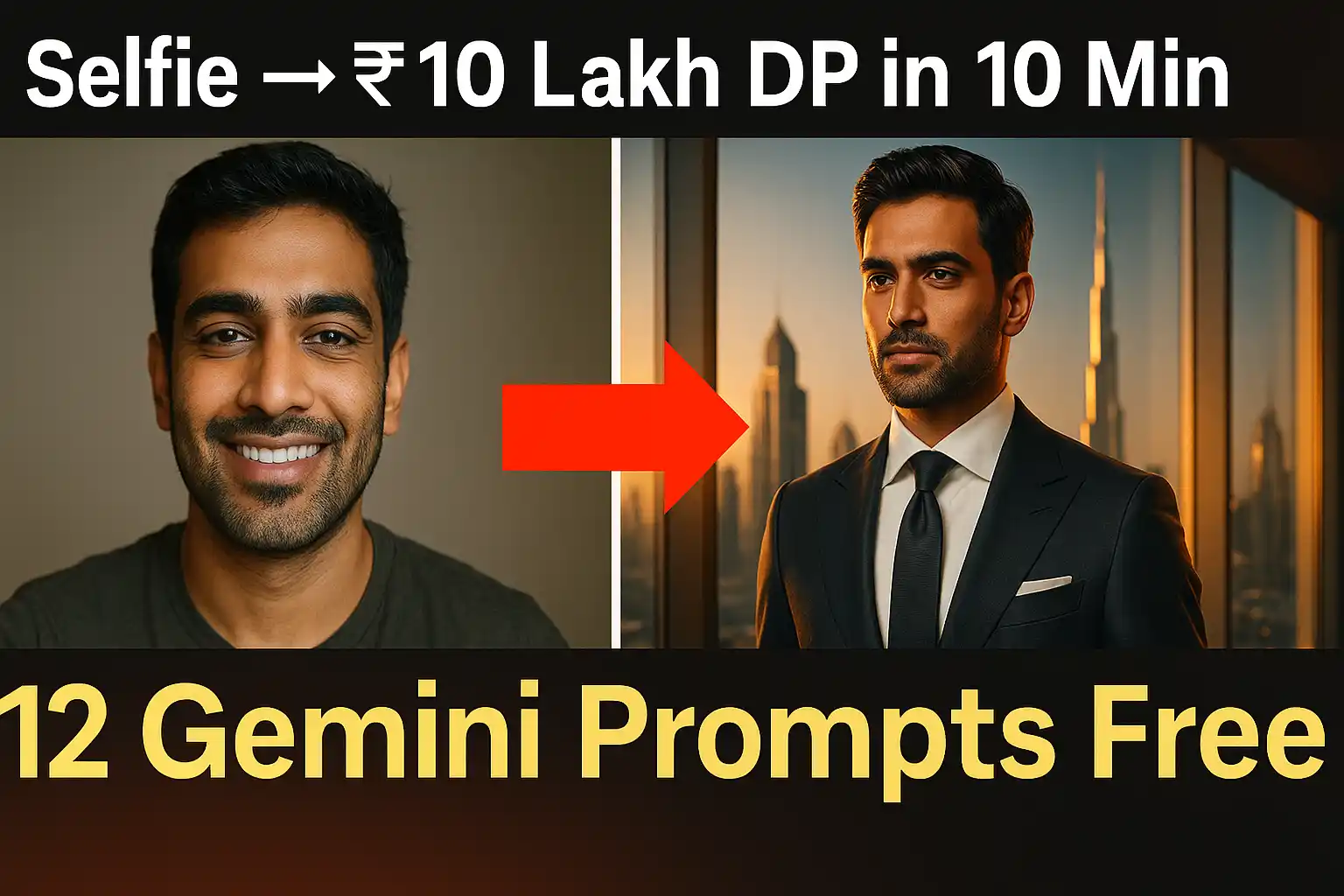 ₹8 लाख का फोटोशूट बजट बंद करो। ये 12 Gemini प्रॉम्प्ट्स 10 मिनट में 8K DP बनाते हैं जिन्हें देखकर लोग पूछते हैं “कौन सा फोटोग्राफर है?” Free में लो, लाखों बचाओ।