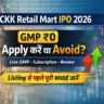 CKK Retail Mart IPO 2026 GMP, subscription status and listing gain analysis
