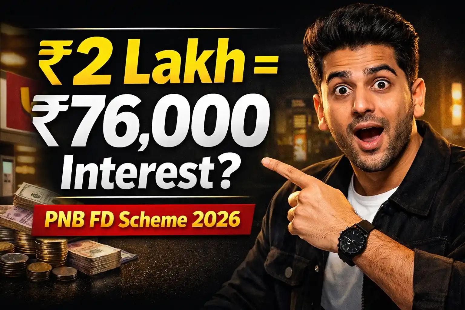 PNB FD Scheme 2026 interest on ₹2 lakh fixed deposit