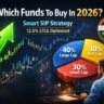 Best mutual funds to buy in 2026 India – Flexi Cap, Mid Cap and Small Cap allocation strategy with 12.5% LTCG tax optimization and Smart SIP plan.