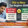 old vs new tax regime 2026 comparison